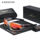 Мужские поляризационные солнцезащитные очки KINGSEVEN N881 Clear Red - изображение 1