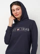 Худи женское GANT Reg Shield Hoodie 4200292-433 L Синее (7325707968884) - изображение 4