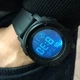 Часы наручные мужские SKMEI 1853BKWT BLACK, армейские часы противоударные. Цвет: черный - изображение 2