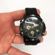 Часы наручные мужские SKMEI 1757BKWT BLACK-WHITE, армейские часы противоударные. Цвет: черный - изображение 12