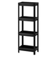Этажерка VESKEN IKEA 304.508.07 черный - изображение 1