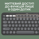 Комплект бездротовий Logitech Pebble 2 Combo Tonal Graphite UA (920-012239) - зображення 5