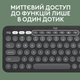 Комплект беспроводной Logitech Pebble 2 Combo for Mac Tonal Graphite UA (920-012244) - изображение 5