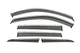 Вітровики з хромованим молдингом Niken Luxury (Для X-trail, 6 шт) для Nissan X-trail T33/Rogue 2022- рр - зображення 1