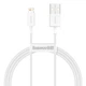 Кабель Baseus Superior Series Fast Charging Lightning 2.4A (1m) white - изображение 1