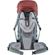 Рюкзак Deuter Aircontact 40+10 SL redwood-teal бордовий - изображение 9