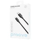 Кабель Proove Striped Silicone USB to Type-C (1m) black - изображение 2