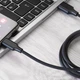 Кабель Proove Striped Silicone USB to Type-C (1m) black - изображение 4