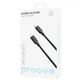 Кабель Proove Striped Silicone Type-C to Lightning (1m) black - изображение 2