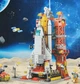 Конструктор Ракета Космический шаттл Космос Космическая станция Space Shuttle 1083 деталей Lele Brother - изображение 6