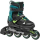 Роликовые коньки Rollerblade Microblade XT black-petrol green 33-36.5 86B0751520-NG02 - изображение 1