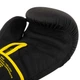 Перчатки боксерские PU HARD TOUCH BO-4658 (размер 12oz, Черный-золотой) (BO-4658_Черный-золотой_12_унц) - изображение 4