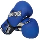 Перчатки боксерські PU на липучці HARD TOUCH BO-4432 (р-р 10oz, синій-білий) - зображення 5
