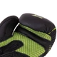 Перчатки боксерские кожаные Zelart Pro (размер 12oz, Черно-салатовый) (VL-3149_Черно-салатовый_12_у) - изображение 4
