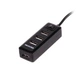 Концентратор USB 2.0 Maxxter 4хUSB2.0 Black (HU2A-4P-AC-03) - зображення 1