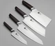 Набор кухонных ножей HuoHou Composite Steel Kitchen Knife Set (HU0033) 4шт.+підставка - изображение 4