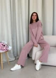 Брюки вязаные ART KNIT Katrin Темно-Розовые L/XL - изображение 5