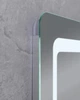 Дзеркало 50x80 см LED Touch Сенсор Фасадне Підсвічування Діммер Антизапотівне Mixxus TWEE MR09-50x80-REVERSE Стекло 5 мм із Срібною амальгамою Алюмінієвий каркас Товщина 3 см (MI6930) - зображення 5