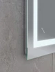 Зеркало 70x50 см з LED Touch Сенсором Діммером Фасадним підсвічуванням Антизапотівне Mixxus Warm MR02-70x50-CASE Стекло 5 мм із Срібною амальгамою Алюмінієвий каркас Часи Товщина 3 см (MI6669) - зображення 6