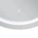 Дзеркало 90 см Антизапотівне з LED Touch Сенсором Фасадне підсвічування Керування темпрературою освітлення Mixxus Premium WAVE MC04-90 Скло 5 мм зі Срібною амальгамою Anti-fog підігрів Товщина 3 см (MP6637) - зображення 5