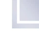 Дзеркало 70x90 см LED Touch Сенсор Фасадне підсвічування Діммер Антизапотівне Mixxus Premium FLASH MR21-70x90 Скло 5 мм із Срібною амальгамою Алюмінієвий каркас Часи Товщина 3 см (MP6618) - зображення 6