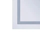 Дзеркало 70x90 см LED Touch Сенсор Фасадне підсвічування Діммер Антизапотівне Mixxus Premium FLASH MR21-70x90 Скло 5 мм із Срібною амальгамою Алюмінієвий каркас Часи Товщина 3 см (MP6618) - зображення 7
