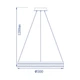 Светильник светодиодный Feron SHINE LEVITATION AL6610 50W LED подвесной золотой - изображение 3