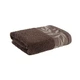 Рушник махровий Home Line Флора 177655 400 г/м2 40*70 см коричневий - зображення 1