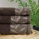 Рушник махровий Home Line Флора 177655 400 г/м2 40*70 см коричневий - зображення 2
