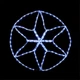 Гирлянда Delux Motif Star 60*60 см 13 flash белый - изображение 1