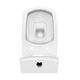 Унитаз компакт Cersanit Carina Clean On 011 с крышкой из дюропласта microlift - изображение 2