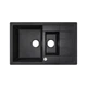 Кухонна мийка Adamant Anila Plus 03 77,5*49,5 см чорна - зображення 1