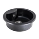 Кухонна мийка Sink Quality Azurite AZU.B.1KBO.X чорна - зображення 2