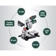 Торцовочная пила без протяжки Metabo KS 216 M 610216000 - изображение 4