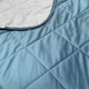 Покрывало Decorator B131 ромб 15 см 220*220 см голубое - изображение 2
