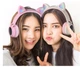 Беспроводные наушники Bluetooth гарнитура Hoco W27 Cat Ear Grey/Pink серый/розовый (481834) - изображение 8