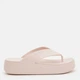 Женские вьетнамки для пляжа Crocs Getaway Platform Flip QaQ 209410-6UR 42-43 (W11) 27 см Quartz (196265613984) - изображение 1