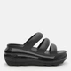 Женские шлепанцы для пляжа Crocs Mega Crush Triple Strap Blk 209842-001 41-42 (M8/W10) 26 см Black (196265688661) - изображение 1