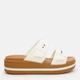 Женские шлепанцы Crocs Brooklyn Woven Buckle Chk 209978-0WV 38-39 (W8) 24 см Chalk (196265695966) - изображение 1