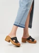 Жіночі мюлі Crocs Brooklyn Woven Slide Heel Blk 209979-001 36-37 (W6) 22 см Black (196265723041) - зображення 2