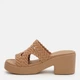 Женские мюли Crocs Brooklyn Woven Slide Heel Spa 209979-2EY 42-43 (W11) 27 см Sepia (198445109331) - изображение 4