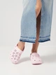 Женские кроксы Crocs Classic Floral Cut Out Clog PkM 210927-6ZW 36-37 (M4/W6) 23.5 см Pink Milk (198445118111) - изображение 2