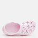 Женские кроксы Crocs Classic Floral Cut Out Clog PkM 210927-6ZW 36-37 (M4/W6) 23.5 см Pink Milk (198445118111) - изображение 6