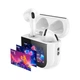 Беспроводные наушники HOCO EW82 Sparkle true wireless touch screen BT headset, BT5.4, 30mAh, 300mAh, 4h, white - изображение 4