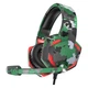 Проводная игровая гарнитура НОСО Gaming headphones Hi-Res ESD08, USB, 2x3.5mm, 2m, Camouflage-Green - изображение 1
