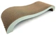Когтеточка для кошек картонная RASPER CURLY L оливковая ШхВхГ 75x11x25 см - изображение 2