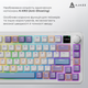 Клавіатура бездротова Ajazz AK820 MAX Magnetic switches Purple RGB (AK820MAX-M-PWB) - зображення 11