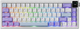 Клавиатура беспроводная Ajazz AK650 Flying Fish Switch Purple RGB (AK650-FF-PWB) - изображение 1