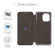 Чохол-книжка для Motorola G05/E15, G-Case, Чорний, шкіряний чохол-книга з екошкіри (PU) і TPU, з магнітом, з підставкою і містким кардхолдером, протиударний, захист всього корпусу, ArmorStandart (ARM82969) - зображення 3