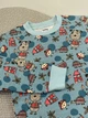 Піжама дитяча InterKids Собачки блакитна 3027 122 см - зображення 3
